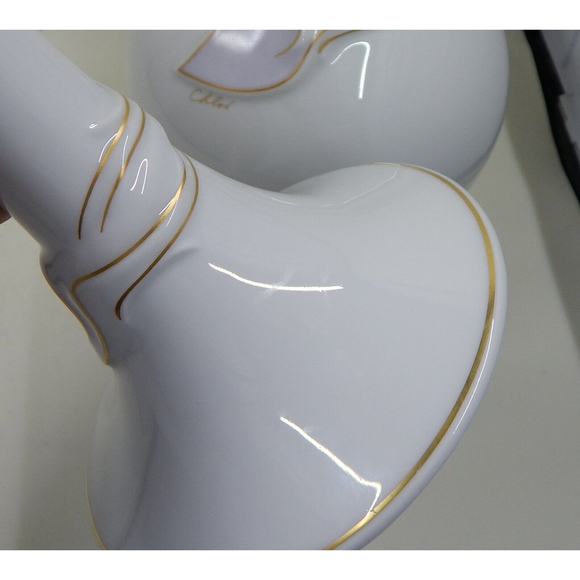 Chloe Paris Decor Opera Porcelain Candlestick Holders and Vase Set Germany - Picture 11 of 11